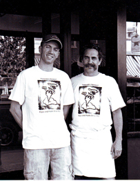 Vincent and Vince Roberto, Newport location, 1990s